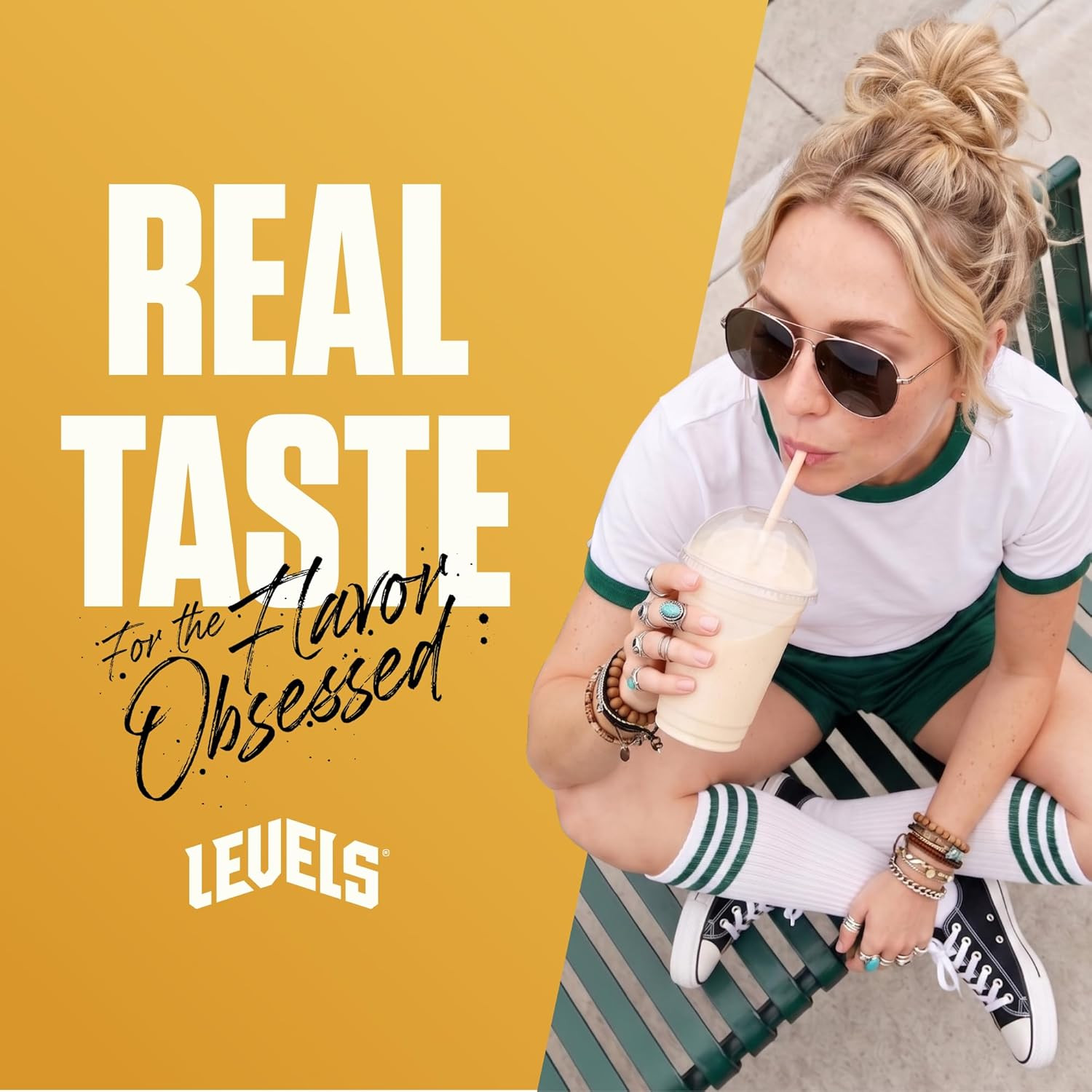 Levels Grass Fed Whey Protein Powder, No Artificials, 24G of Protein, Vanilla Be