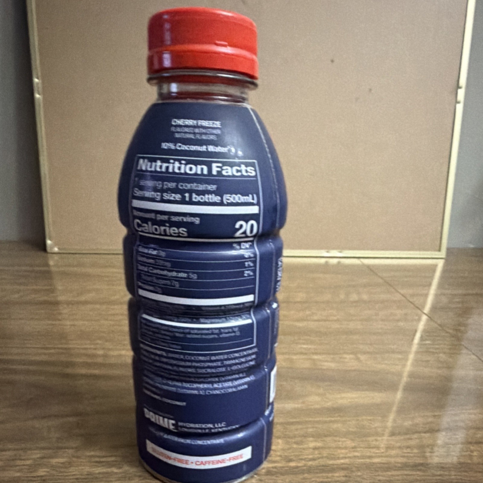 Kevin Durant Prime Cherry Freeze Hydration Drink 16.9 fl oz Coconut Water