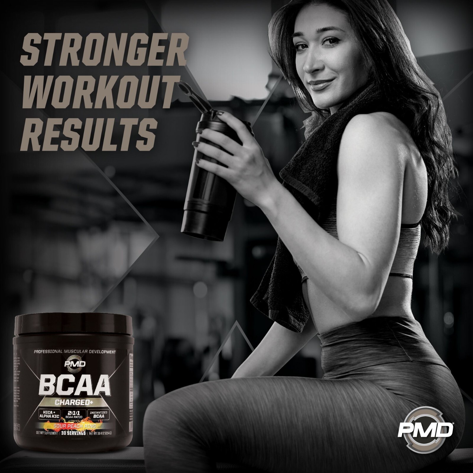 BCAA Charged Amino Acid Drink Performance & Recovery – Peach Mango (30 Serve)