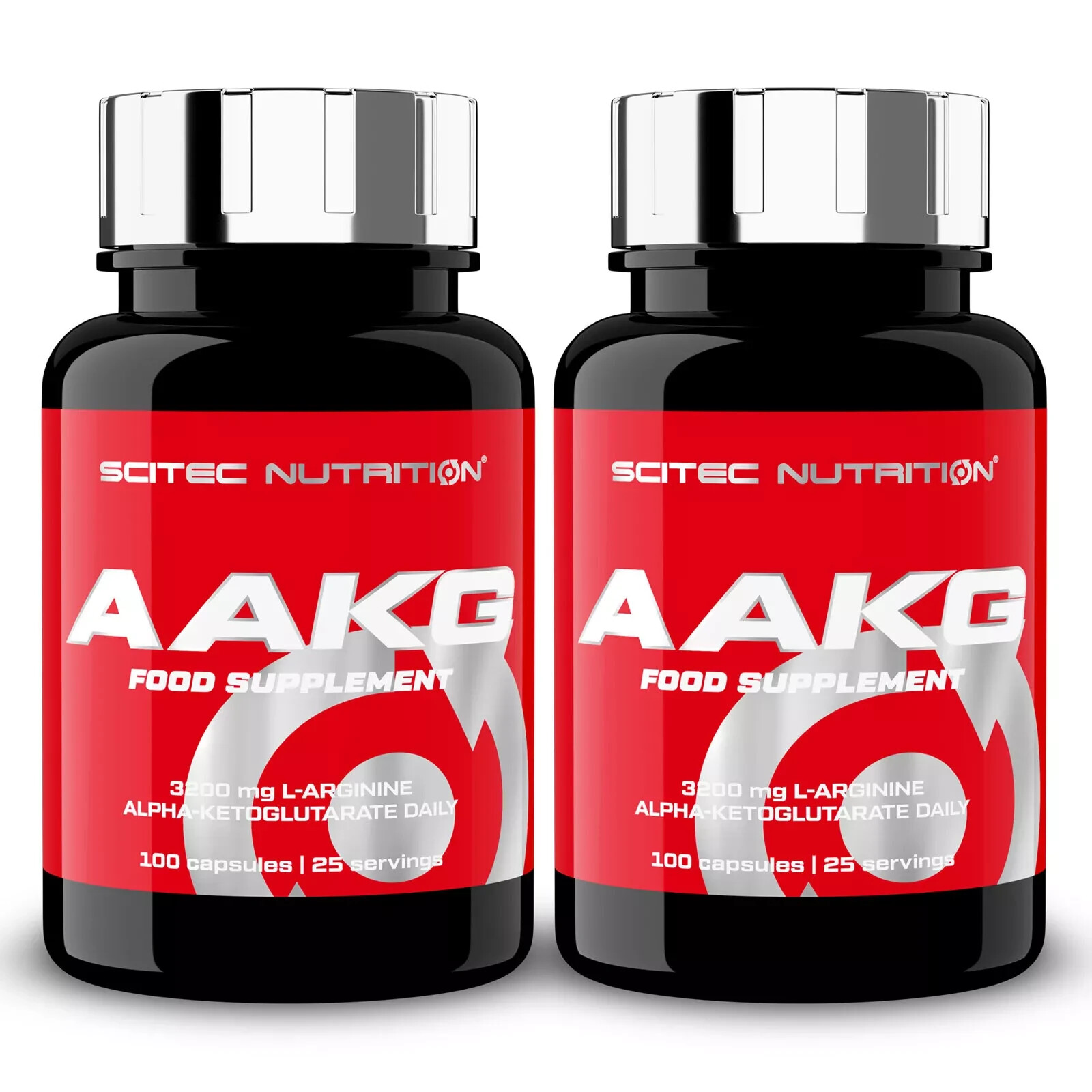SCITEC AAKG 100-200 Caps – L-Arginine Nitric Oxide Muscles Pump Growth Pills