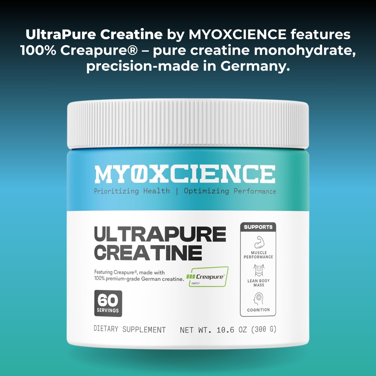 Creatine Monohydrate Powder | Supports Muscle Strength, Lean Mass & Cognition |