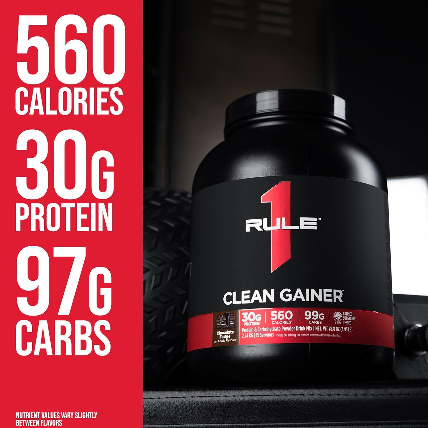 Clean Gainer – High-Protein Lean Gain Formula with 560 Calories, 30G of Full-Spe