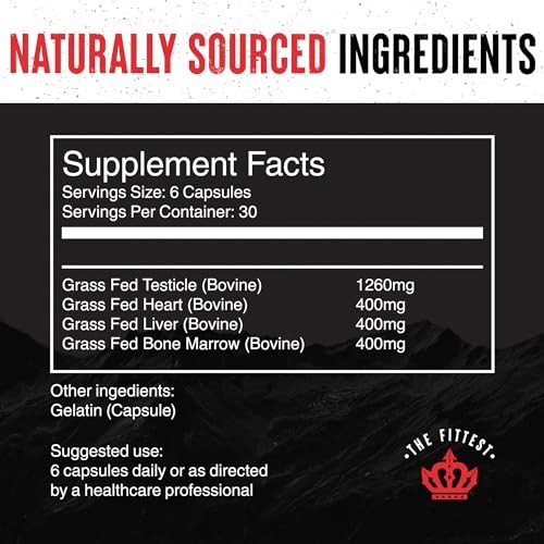 The Fittest King – Testosterone Booster Supplement – Supports Hormone Health,