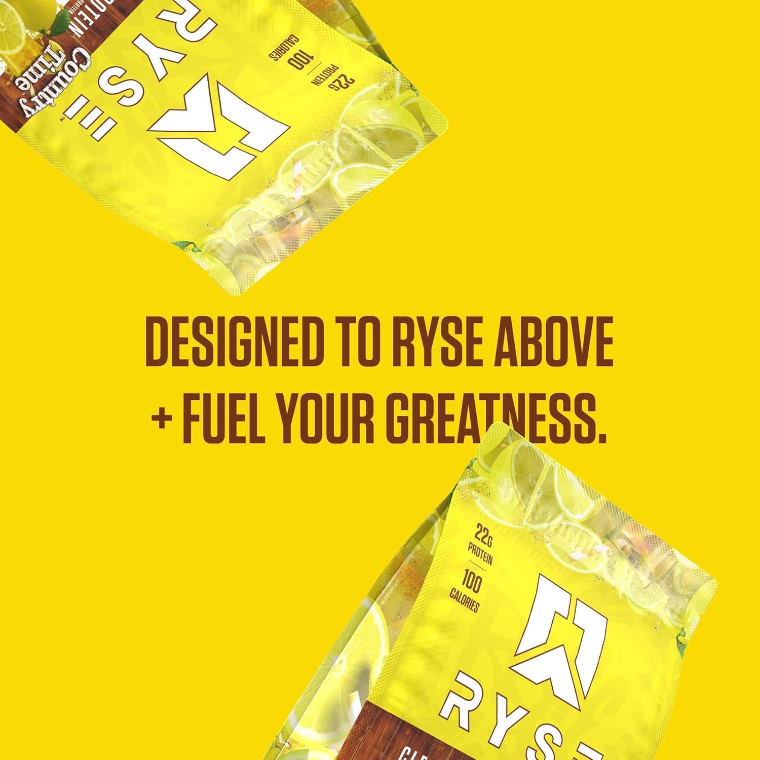 Ryse Clear Whey Isolate Protein Powder – Country Time Lemonade – 22g Fast-Digest