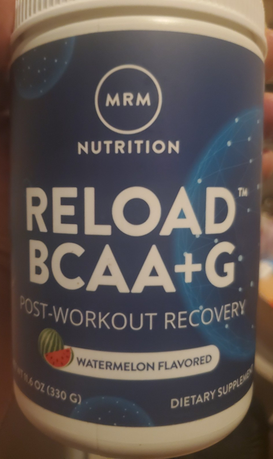 MRM Nutrition Reload BCAA+G, post workout recovery drink mix