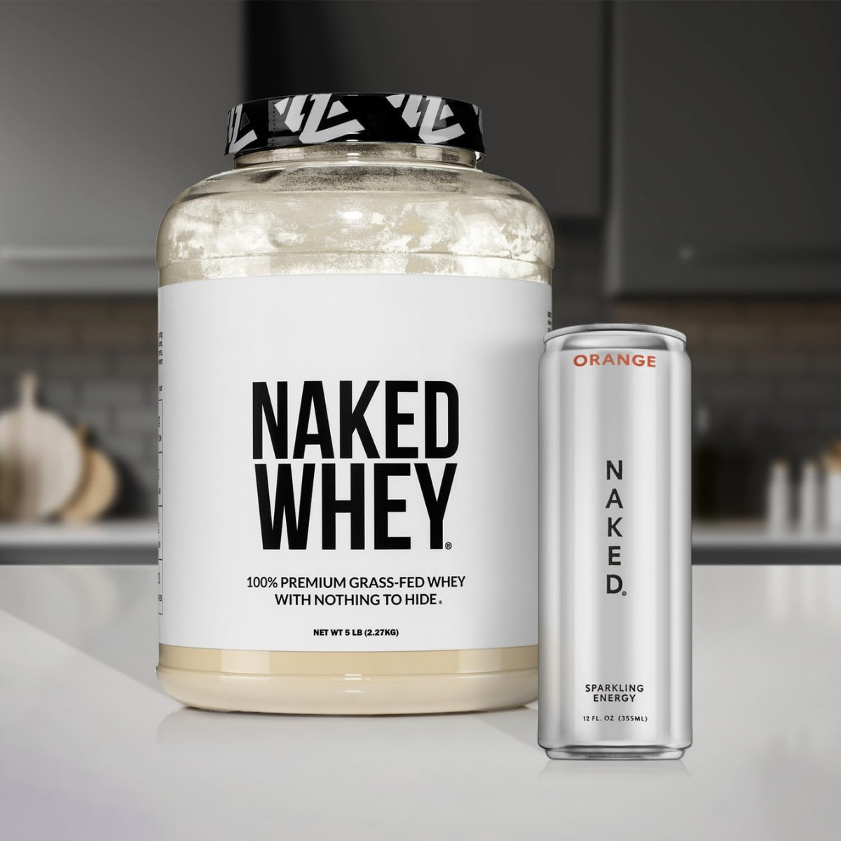 NAKED Whey Vanilla Protein Powder, Grass-Fed, 24 Servings