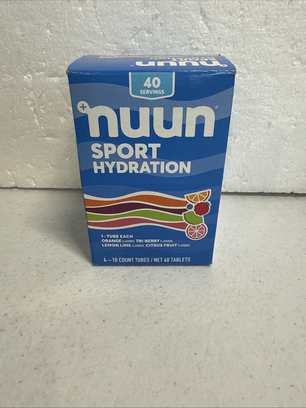 Nuun Sport Electrolyte Tablets Citrus Berry 10 Count x4 (40 Total) EXP 09/26