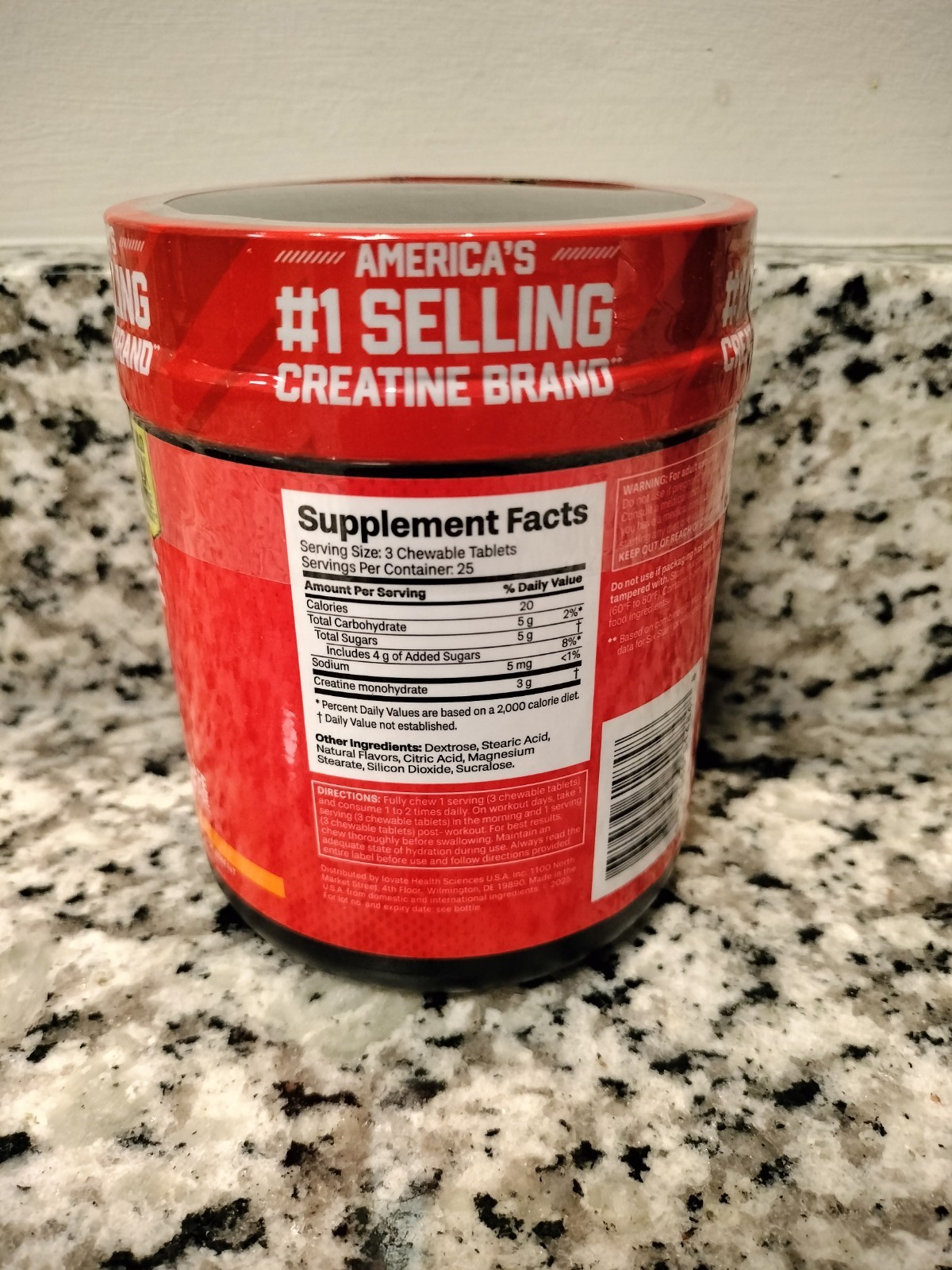 Six Star Creatine Chews Paradise Punch | 3g Pure Creatine Monohydrate per…