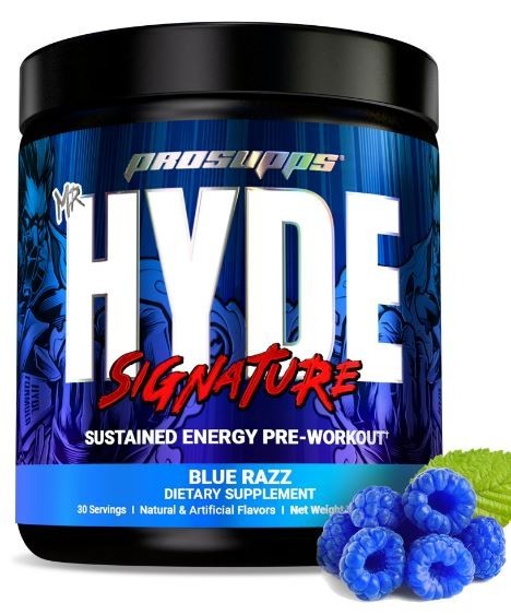 Prosupps, HYDE Signature Blue RAZZ, Infinite Fully Loaded Pre-Workout Pineapple