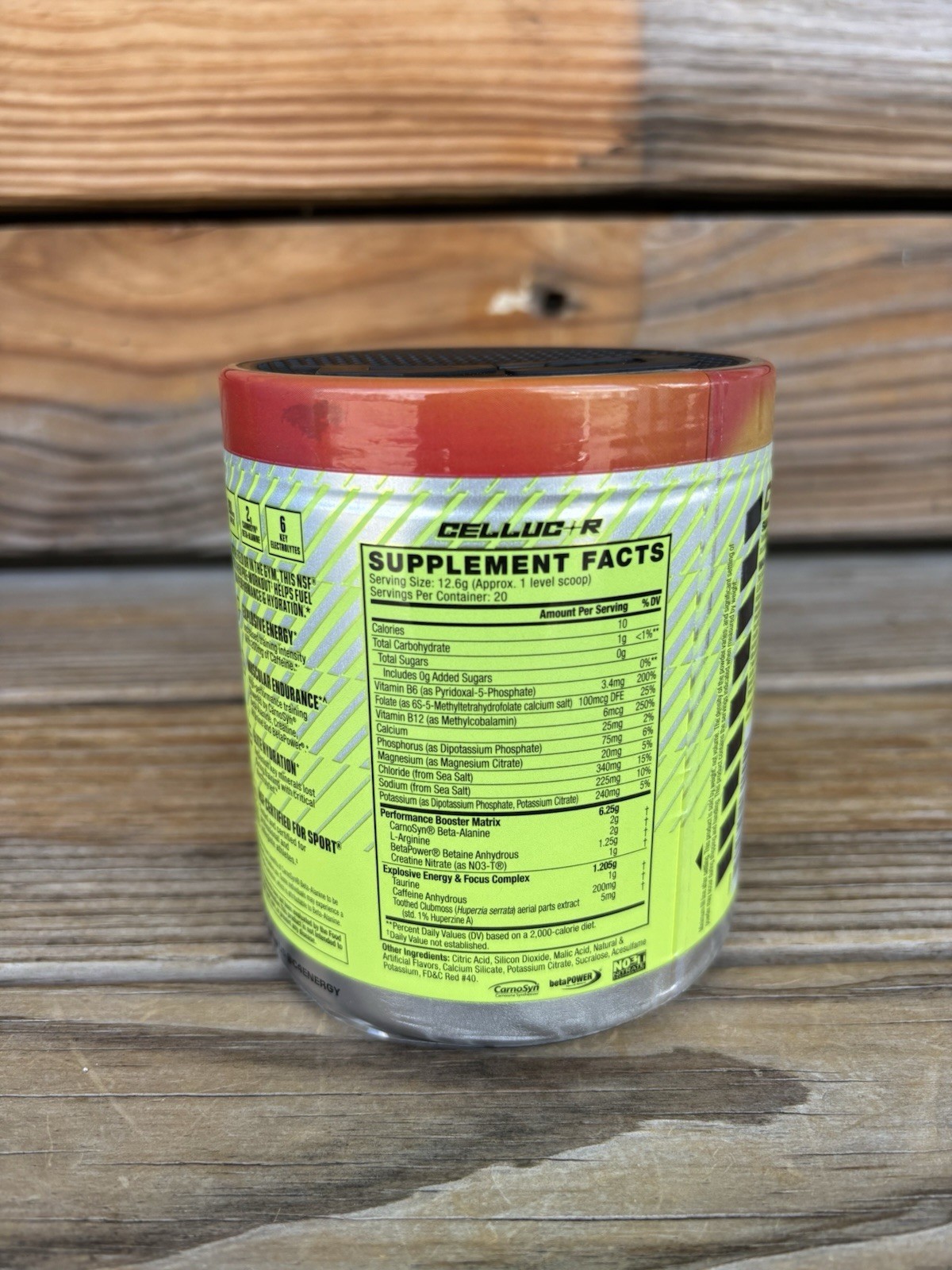 C4 Sport Pre-Workout Hawaiian Punch Fruit Juicy Red 20 Servings 8.9oz 06/2026