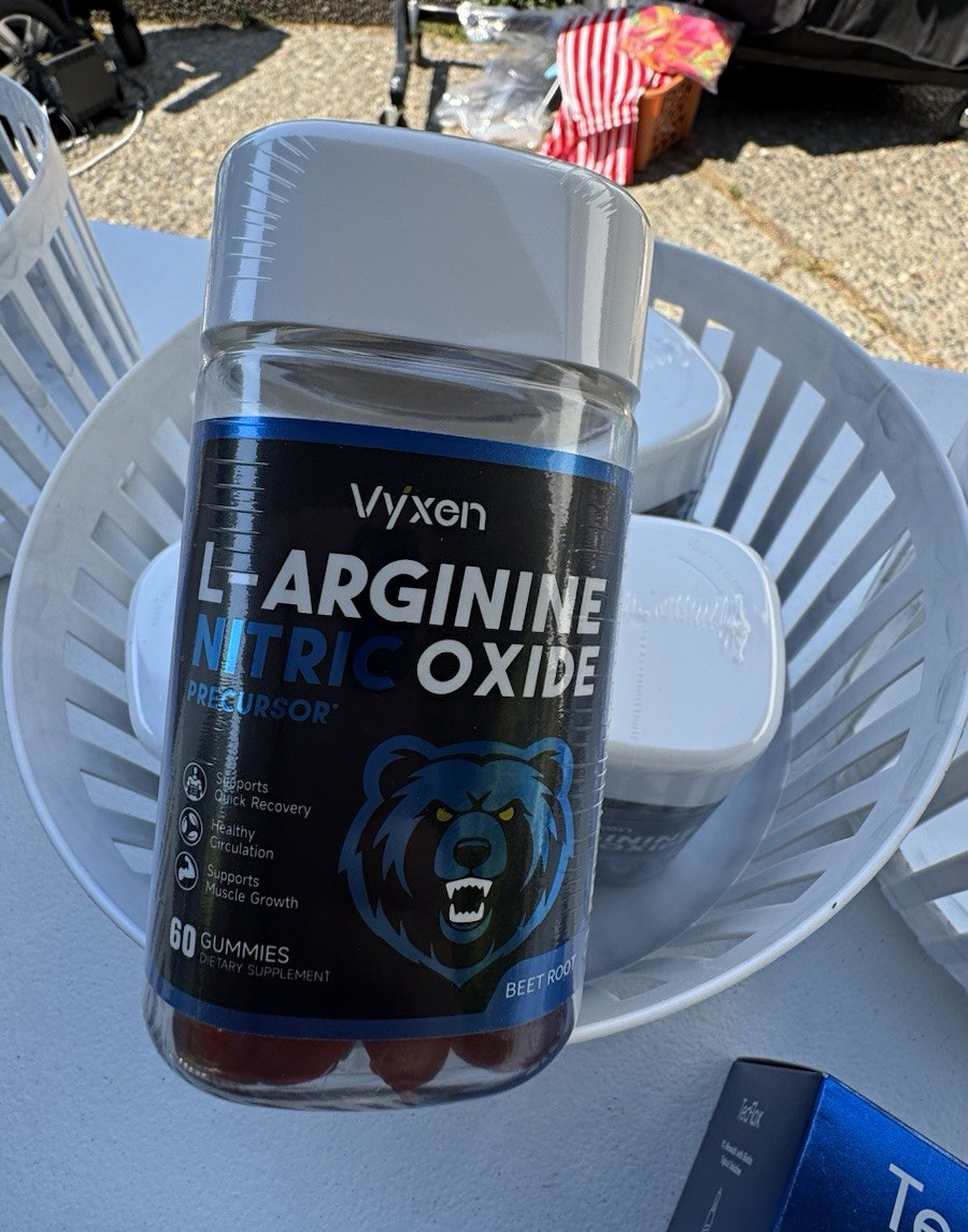 Vixen L-Arginine + Beet Root Gummies Nitric Oxide Precursor, Muscle Gain 60