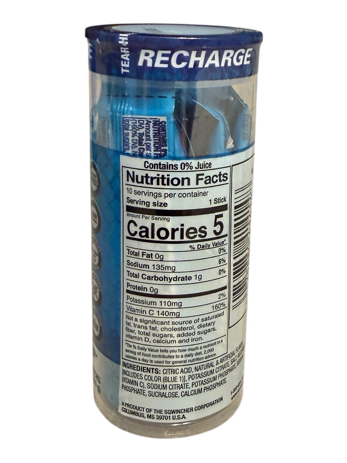 Sqwincher Zero qwikSTIK – 10 Packets Mixed Berry, Sugar-Free Electrolyte Powder