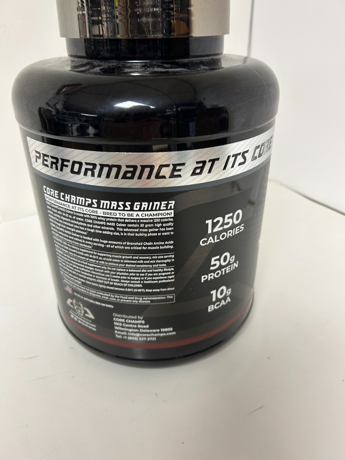 MASS HIGH CALORIE MASS GAINER. CORE CHAMPS FLAVOR CHOCOLATE 6 LBS. NEW