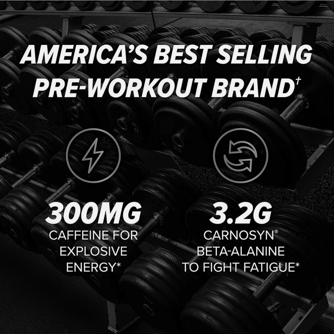 Cellucor C4 – Ultimate Pre-Workout Icy Blue Razz, 6.77oz (12 Servings)