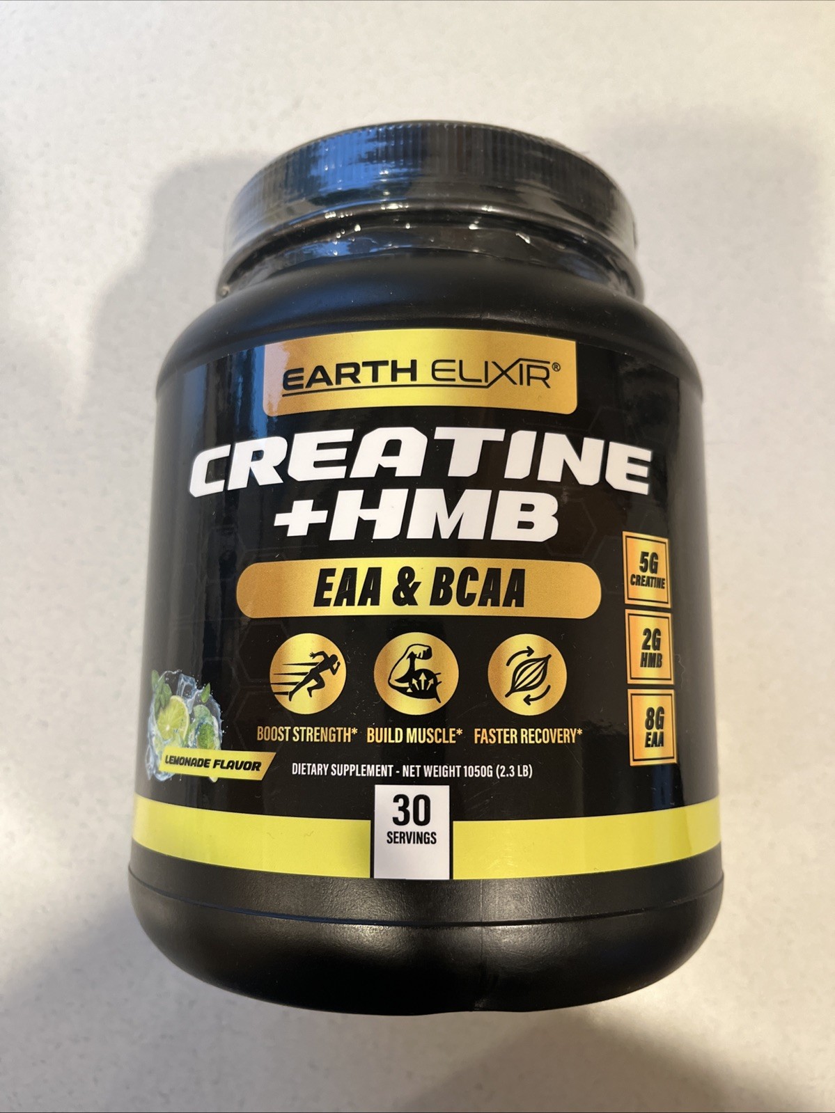 Earth Elixir Creatine + Hmb Eaa & Bcaa 2.3 Lbs