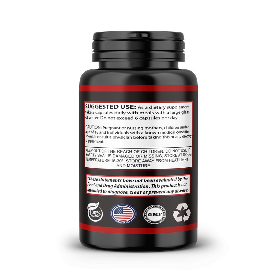 TURKESTERONE 1200mg AKA Ajuga Turkestanica Standardized to 10% 180 Caps Best