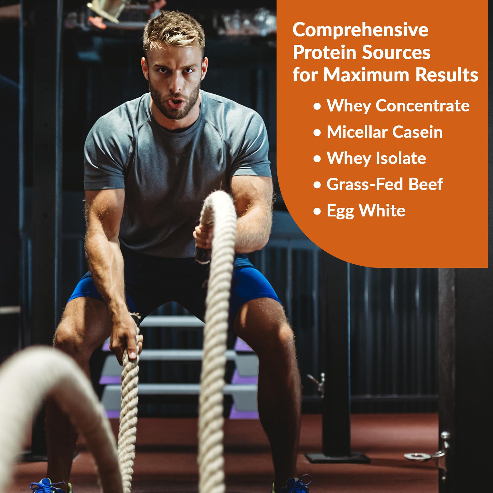 Granite Protein Powder Whey Isolate & Concentrate, Salted Caramel Flavor, Cas…