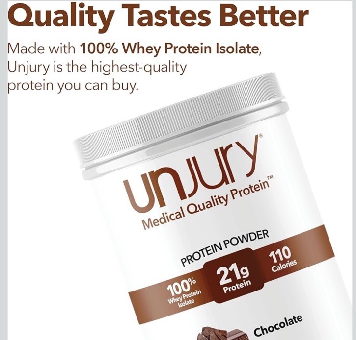 Unjury Whey Protein Powder | Chocolate Protein Powder | 21g 100% Whey Isolate…