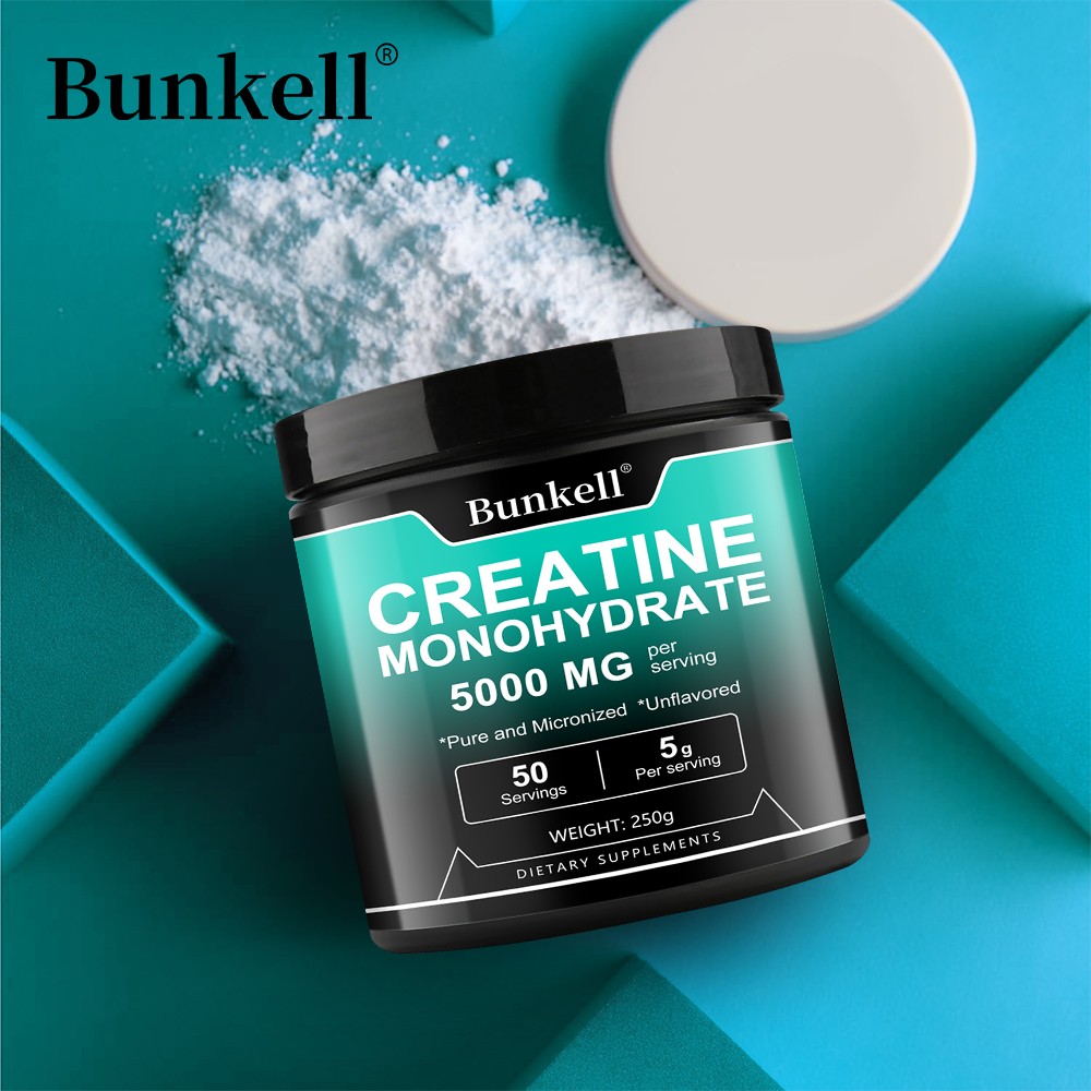 Creatine Monohydrate Pure Powder 5000mg Micronized by Bunkell *Unflavored