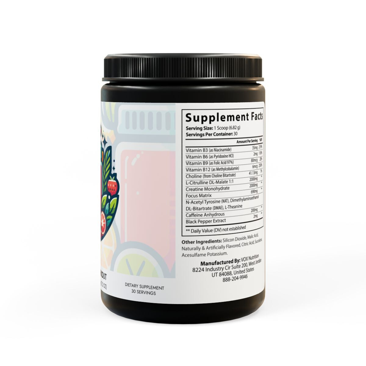 Pre-Workout Supplement – Fruit Punch Flavor