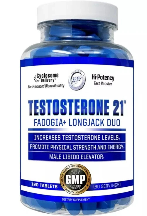 Hi-Tech Pharmaceuticals Testosterone 21 Natural Test + Libido Booster 120 Tablet