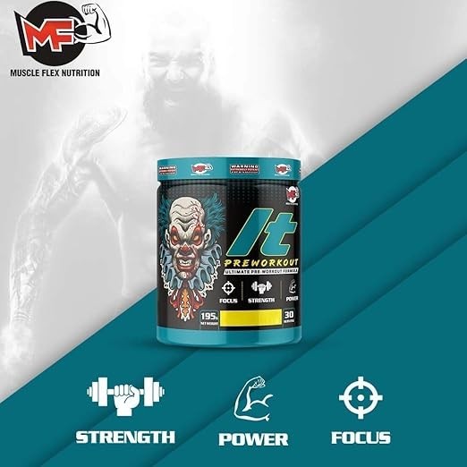 Muscle Flex Nutrition Preworkout-Extreme Lasting Explosive Energy,Focus,-30 Serv