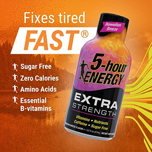 5-hour ENERGY Extra Strength Energy Shot | Hawaiian Breeze Flavor | 1.93 oz. …