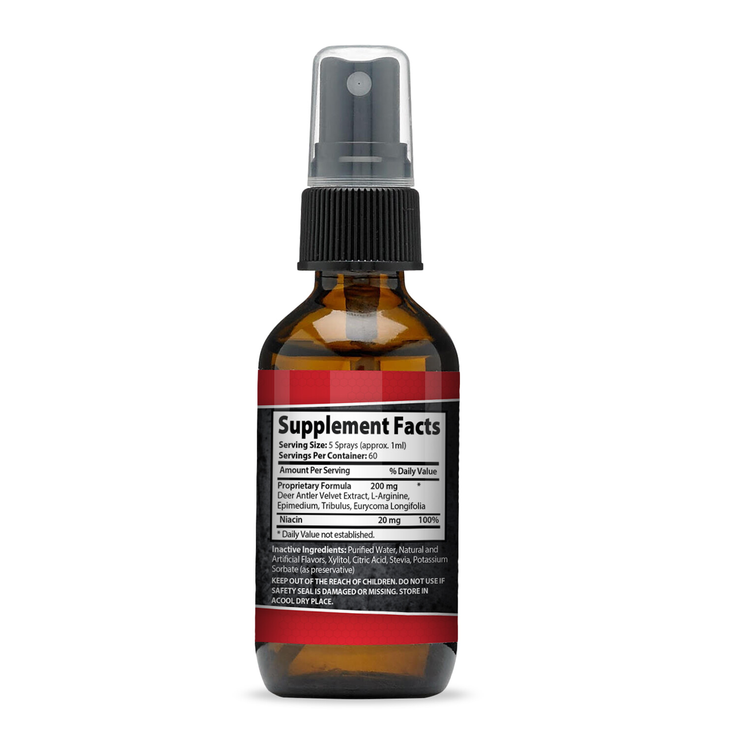 Deer Antler Spray Velvet Horn Extract 5 Pack