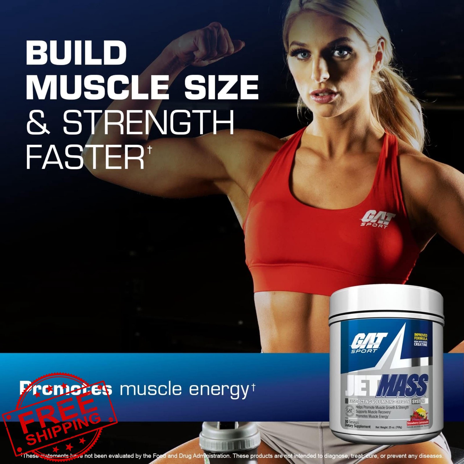 GAT SPORT JetMass Tropical Ice 30 Servings