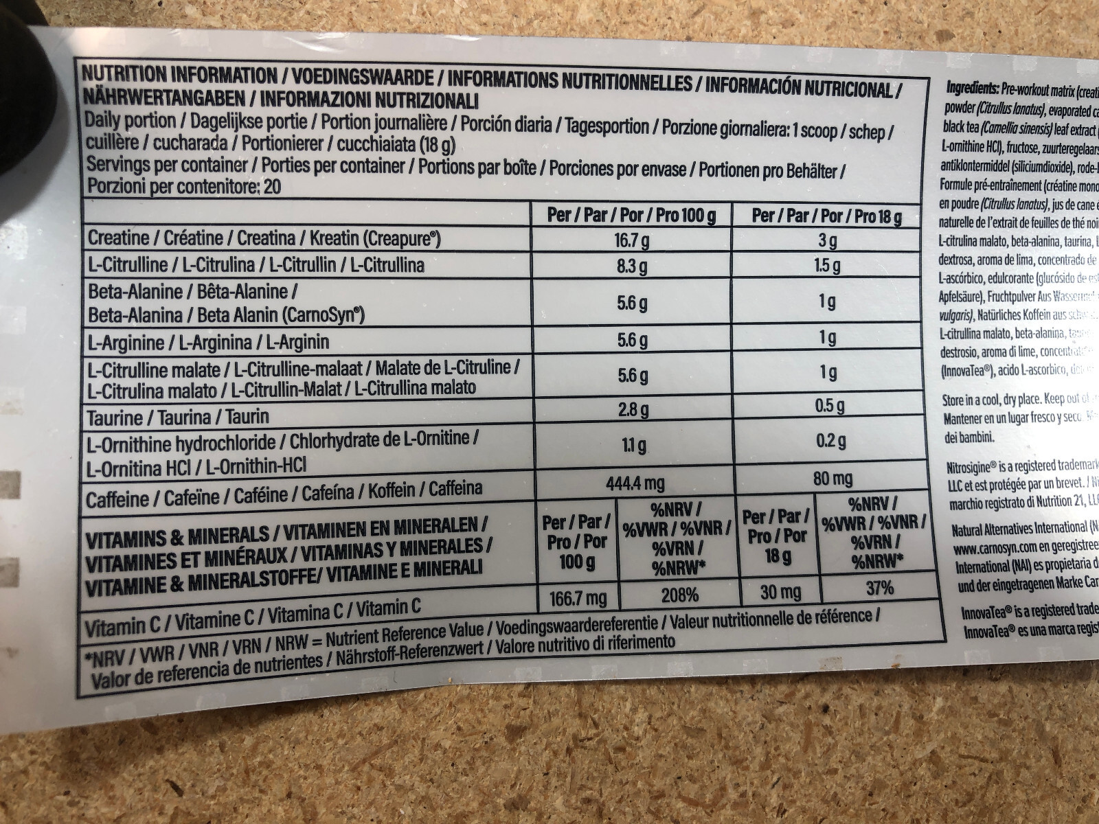 Isagenix Amped Nirto Pre-Workout (02/27)
