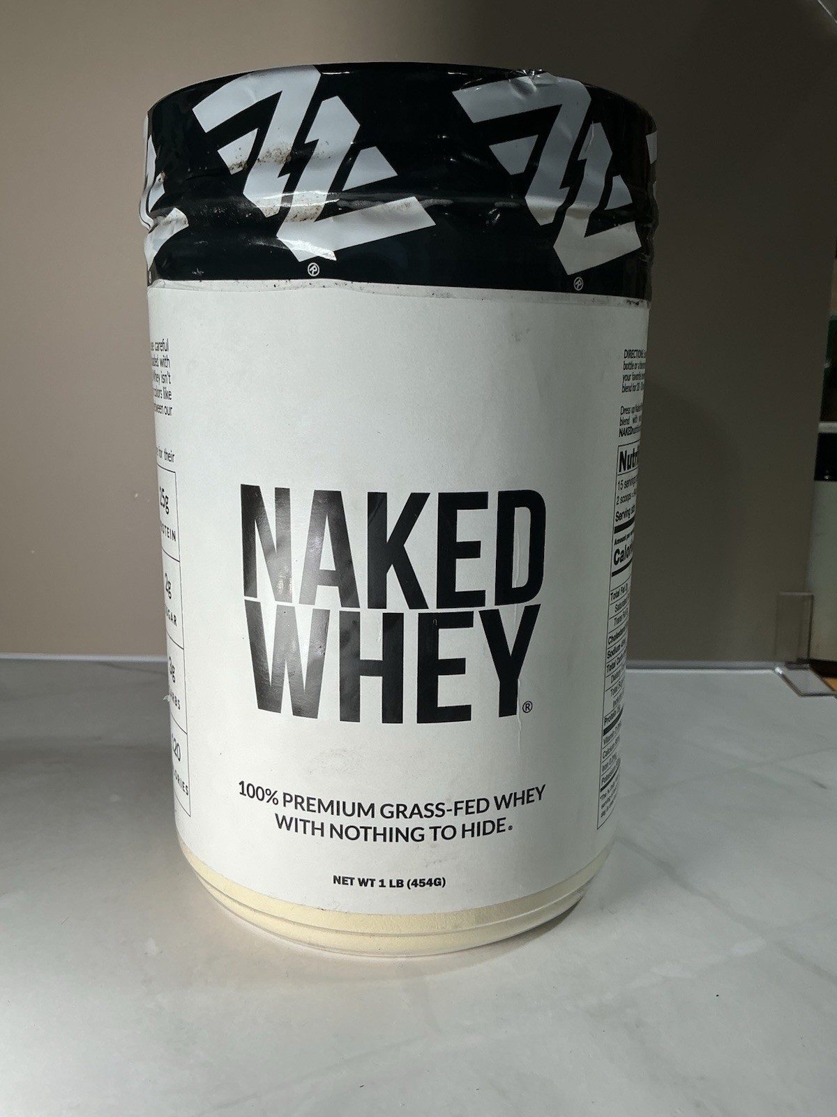 NAKED Whey 1Lb – Only 1 Ingredient, Grass Fed 1 Pound (Pack of 1)