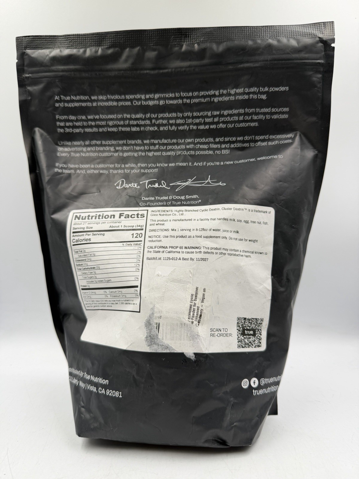 Highly Branched Cyclic Dextrin Powder for Energy & Muscle Recovery – 2 lbs