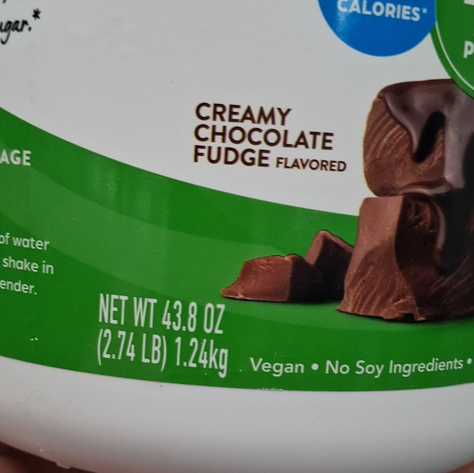 Orgain Plant-Based Protein Powder Creamy Chocolate Fudge 43.8 oz Vegan