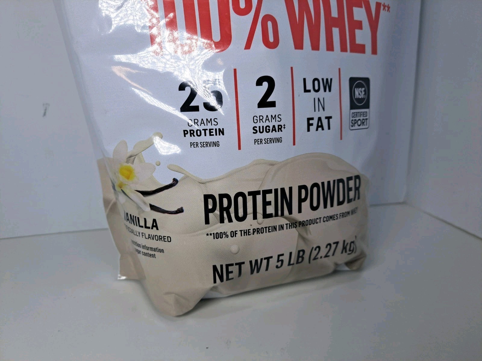 New and Sealed Muscle Milk 100% Whey Protein Powder Vanilla 5lb Exp 08/26