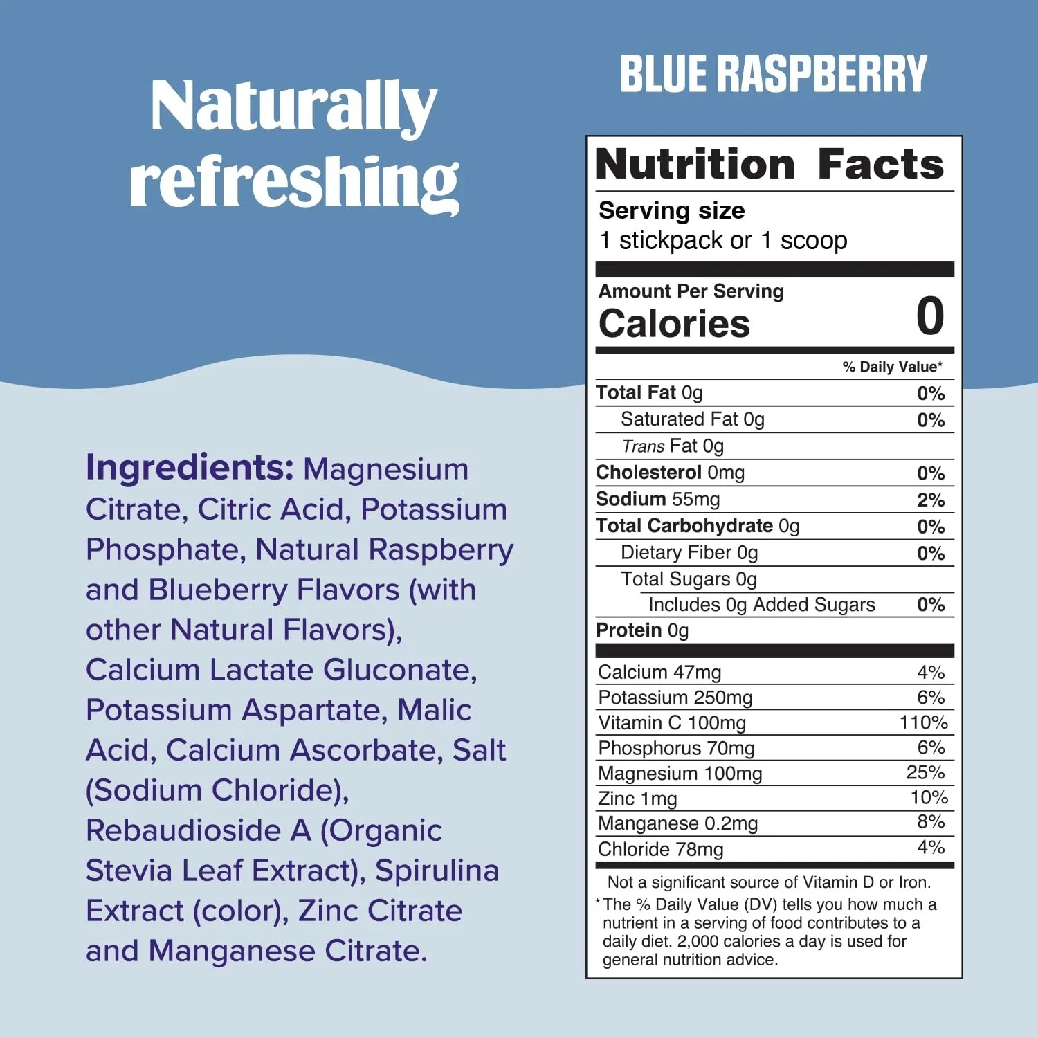 Ultima Replenisher Daily Electrolyte Powder Drink Mix – Sugar Free – Blue Ras…