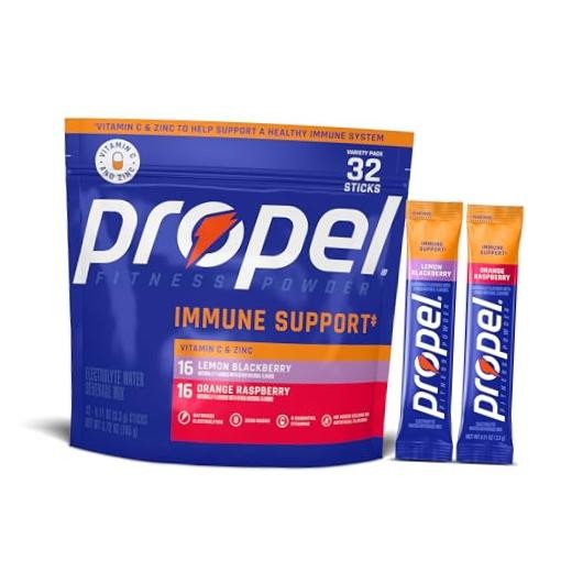 Propel Immune Support 0.11 Ounce (Pack of 32) Immune Support Variety