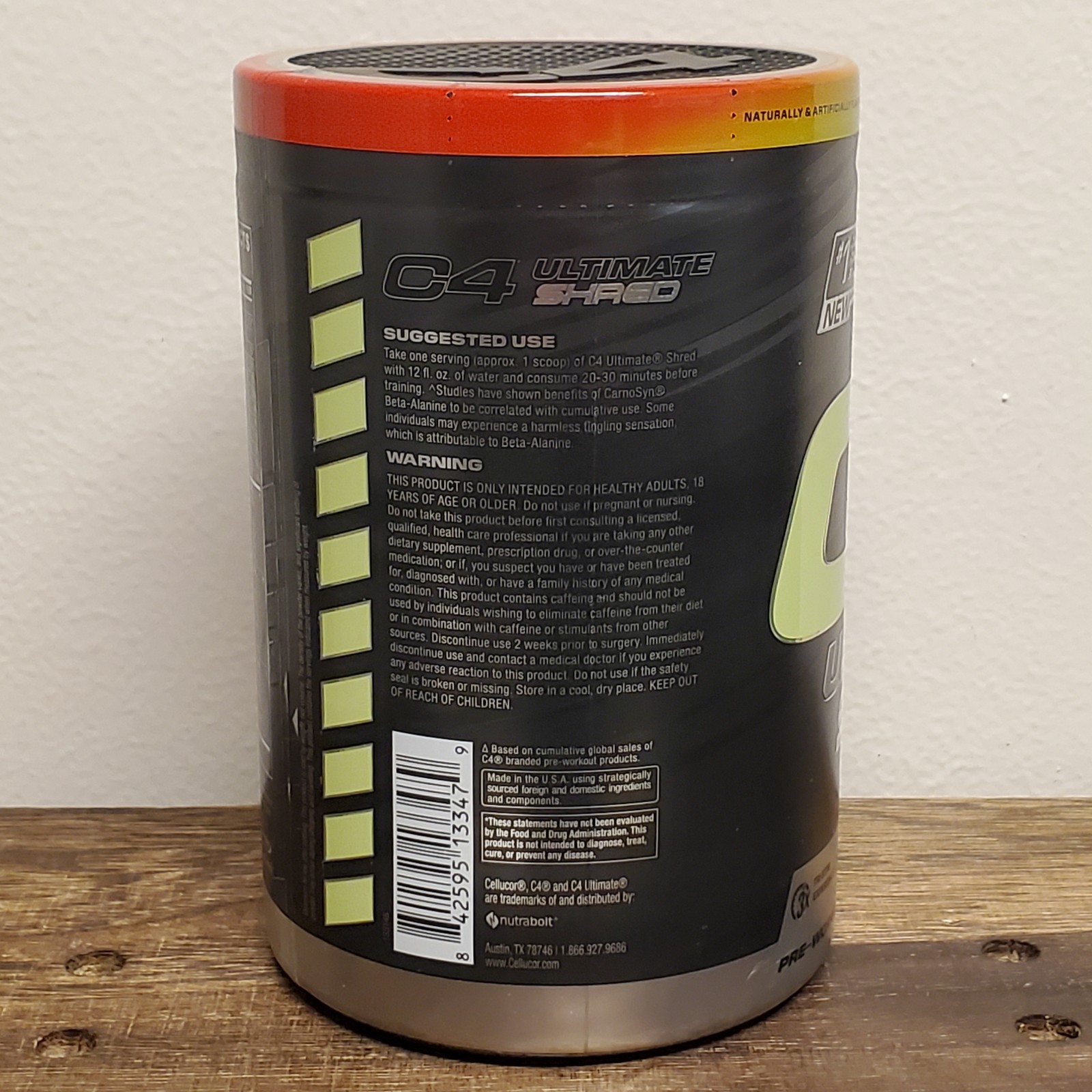 C4® Ultimate Shred, Pre-Workout, Cherry Limeade, 14.2 oz (402 g) EXP: 07/2026