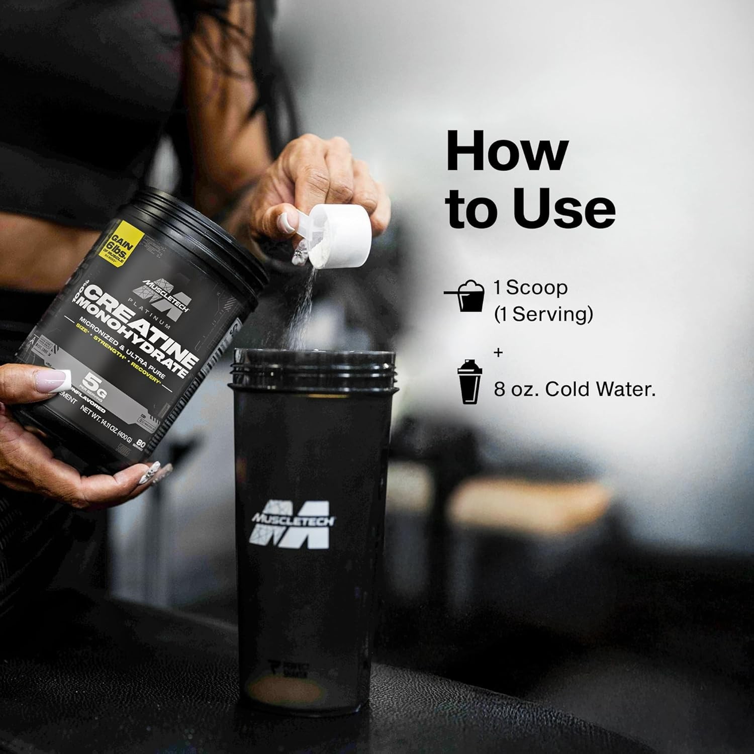 Unflavored Micronized Creatine Powder – 80 Servings for Enhanced Performance