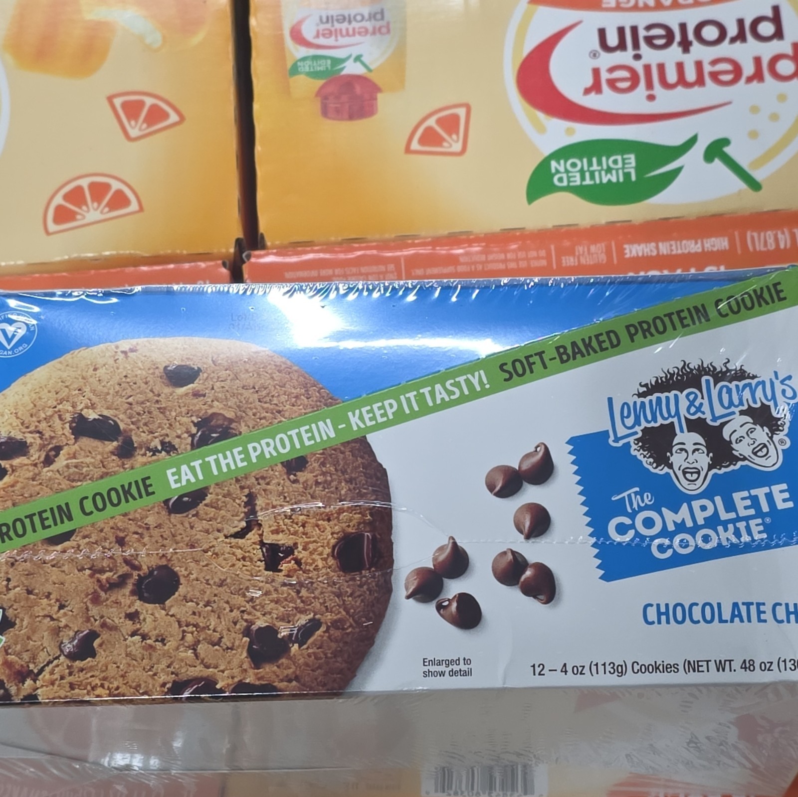 Lenny and Larry’s The Complete Cookie Chocolate Chip – 4 oz 12 pack