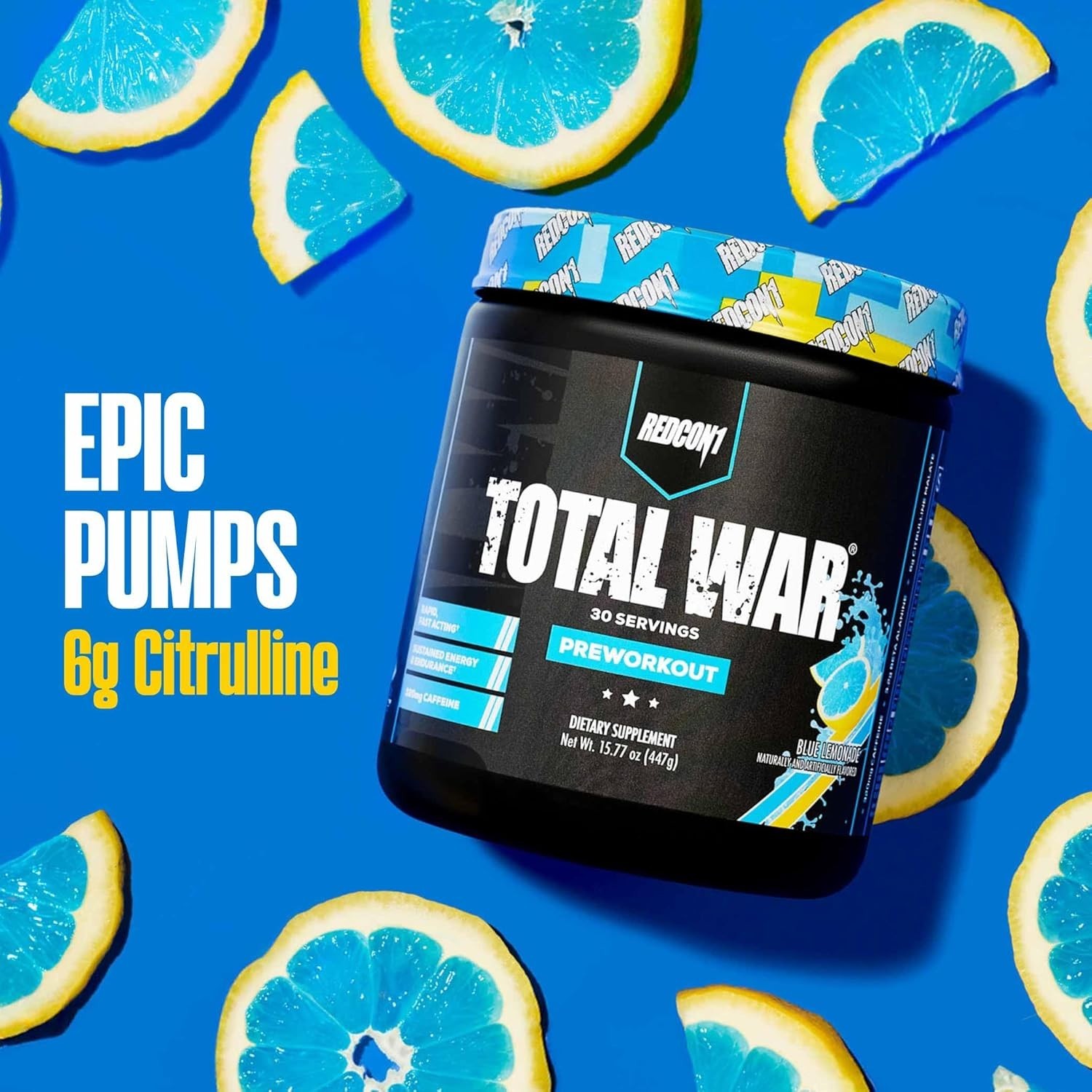 Unstoppable Power: Total War Pre Workout with Beta Alanine & Citrulline Malate