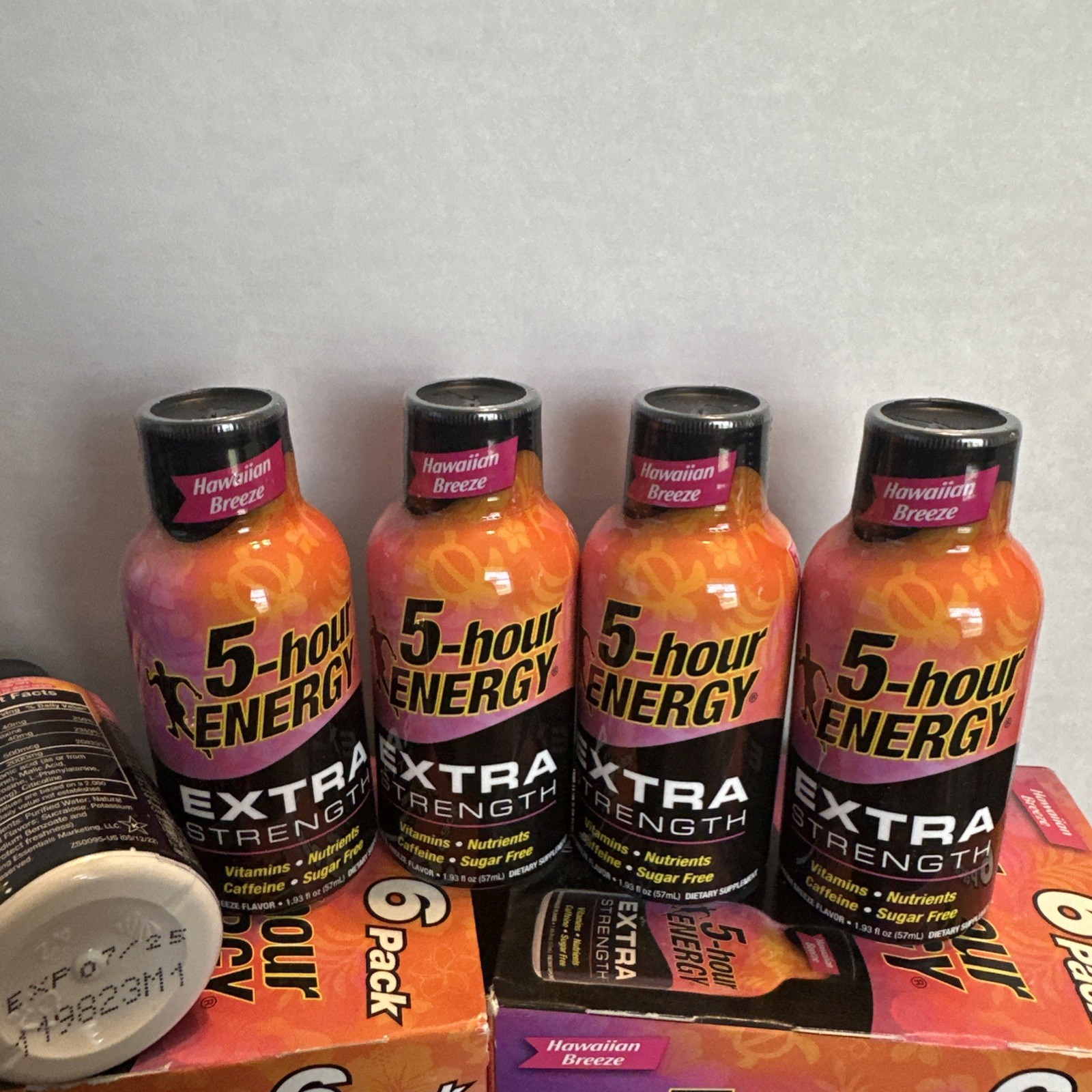 5-hour ENERGY Extra Strength – Hawaiian Breeze Flavor | 1.93 oz. NEW – 5 Boxes