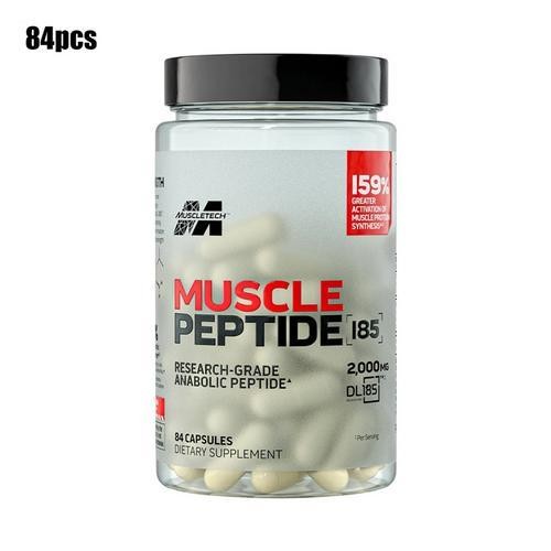 2*MuscleTech Muscle Peptide 185 Strength and Muscle Growth 84 Veg Capsules