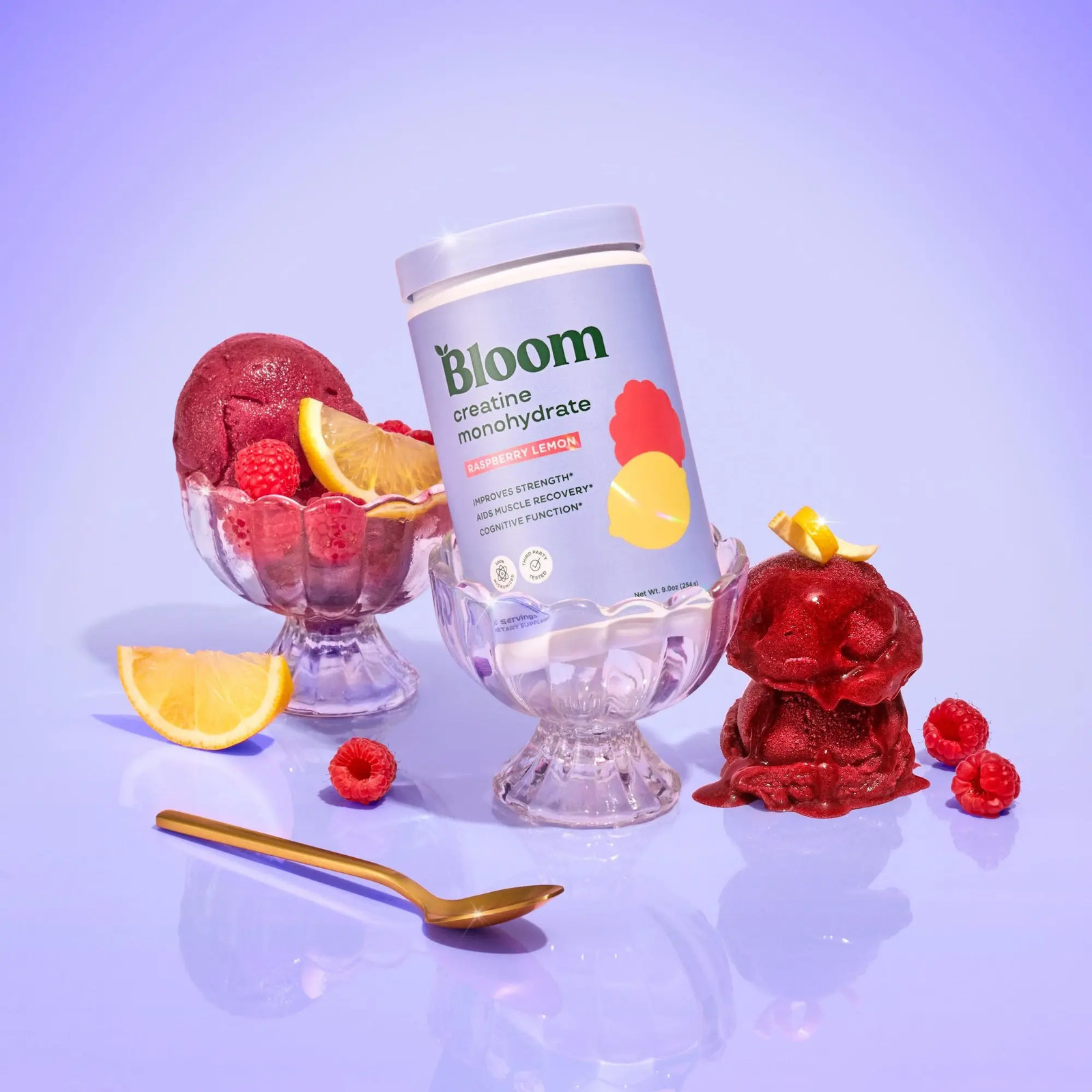 Bloom Nutrition Creatine Monohydrate Powder (40 Servings) – Supports Energy, Cog