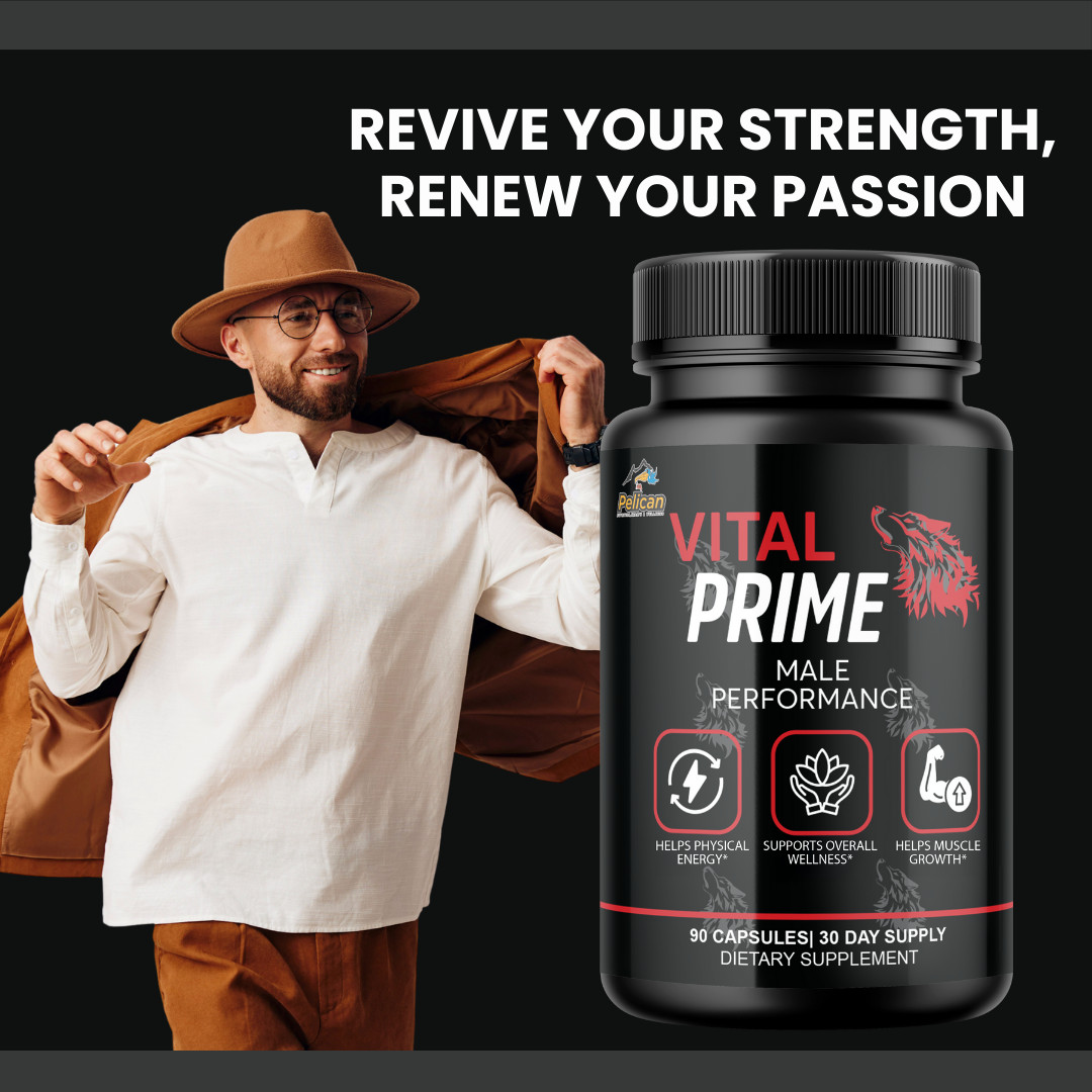 Vital Prime- Bodybuilding & Men’s Health Support- 12 Bottles- 1080 Capsules
