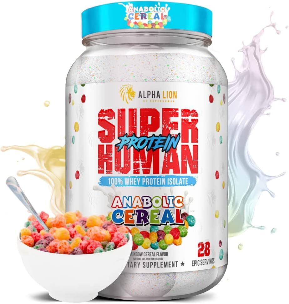 Alpha Lion Superhuman Protein 100% Premium Whey Isolate 28 Servings 5 Flavors
