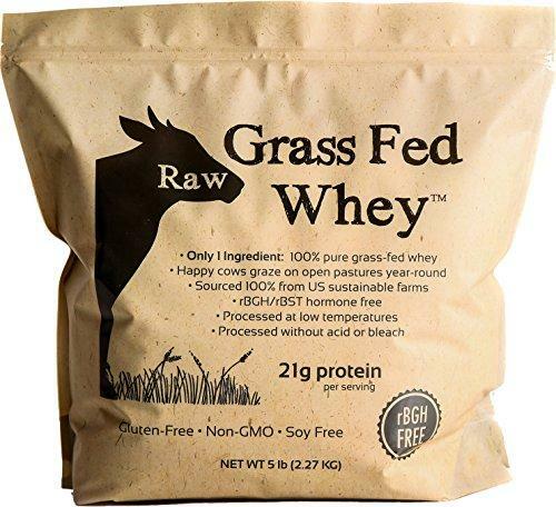 Raw Grass Fed Whey 5LB – Happy Healthy Cows, COLD PROCESSED Undenatured 100%