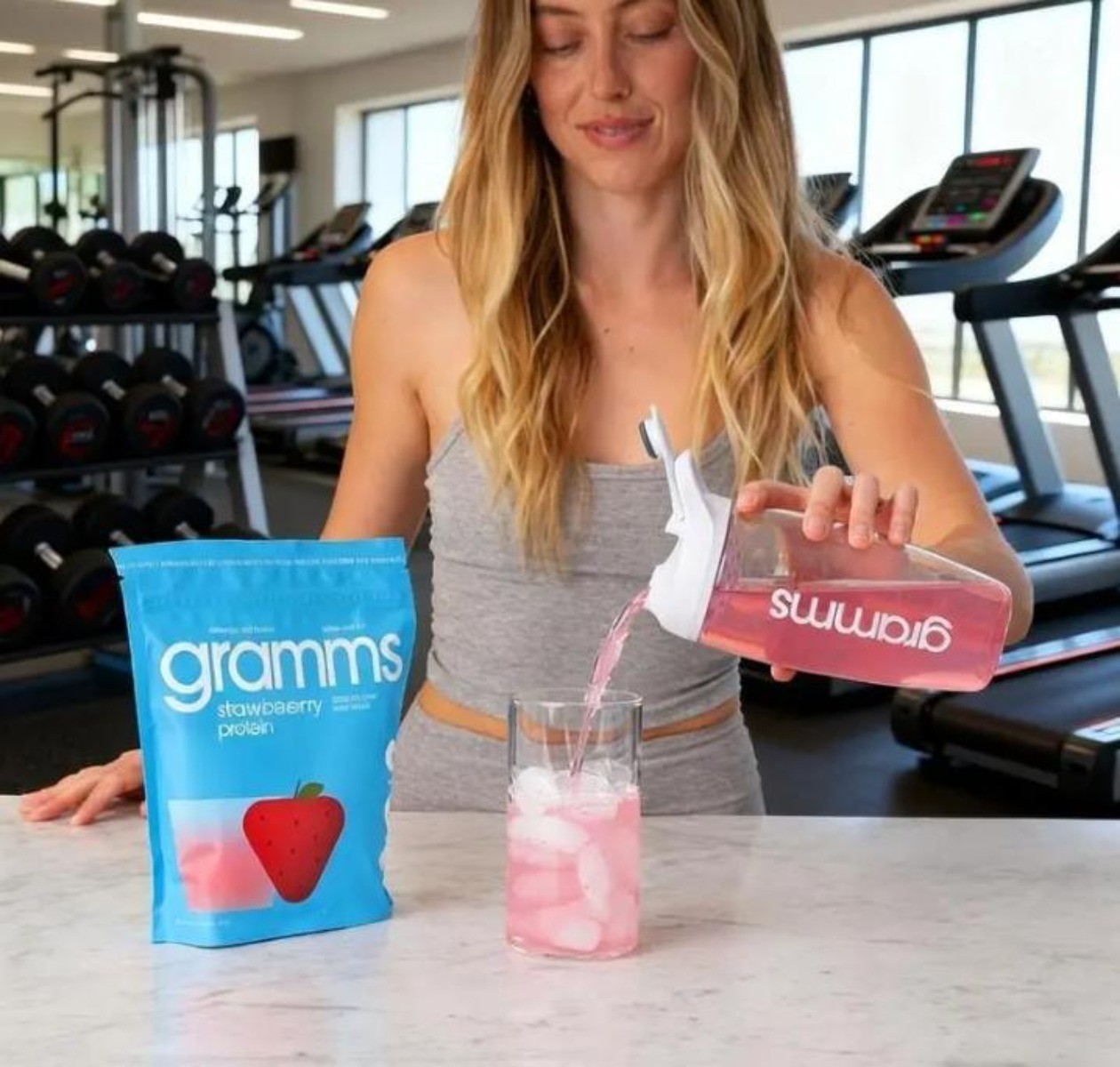 2 PACKS-Grams Grass-Fed Whey Isolate Clear Protein Strawberry Acai Sugar/Lactose