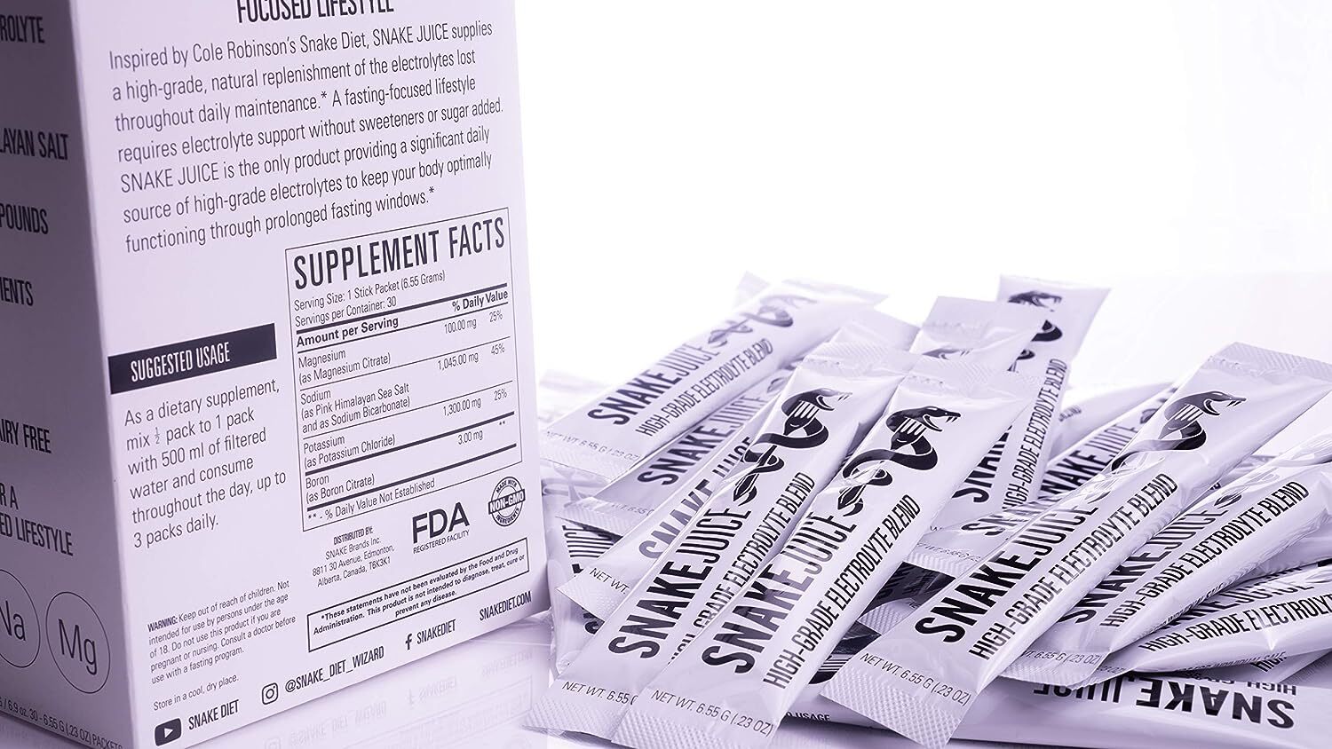 Keto Diet Electrolyte Powder Unflavored Fasting Focused Supplement Beverage Mix