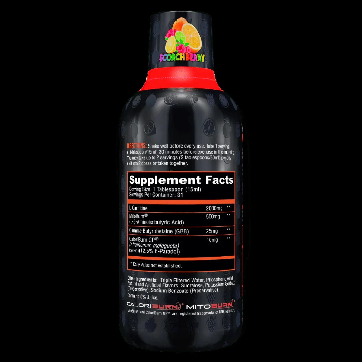 Alpha Lion BURN20 Burn 20 Stim-Free Liquid Thermogenic Fat Burner 3 Flavors 30sv