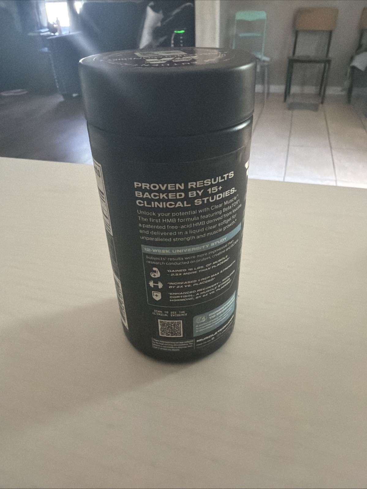 Clear Muscle Liquid HMB 84 Soft Gels Dietary Supplement New Muscletech